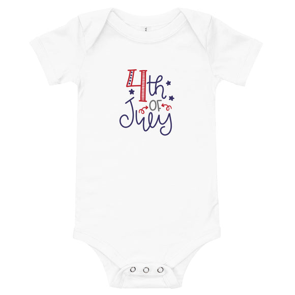 4th of July Baby short sleeve one piece