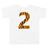 2nd Birthday Tiger Short Sleeve Tee