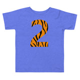 2nd Birthday Tiger Short Sleeve Tee