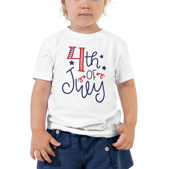 4th of July Toddler Short Sleeve Tee