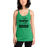 A Little Country A Little Hood Women's Racerback Tank