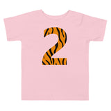 2nd Birthday Tiger Short Sleeve Tee