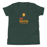 100 Days Brighter Youth Short Sleeve T-Shirt