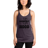 A Little Country A Little Hood Women's Racerback Tank