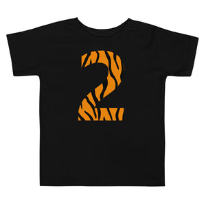 2nd Birthday Tiger Short Sleeve Tee