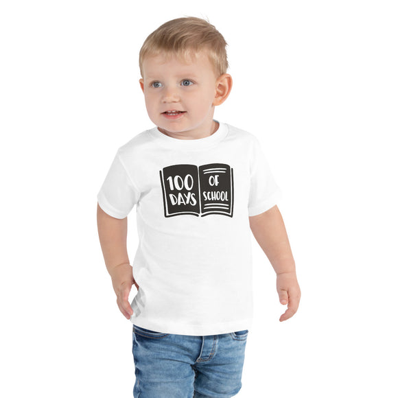 100 Days of School Toddler Short Sleeve Tee