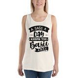 A Sass A Day Keeps The Basic Away Unisex Tank Top