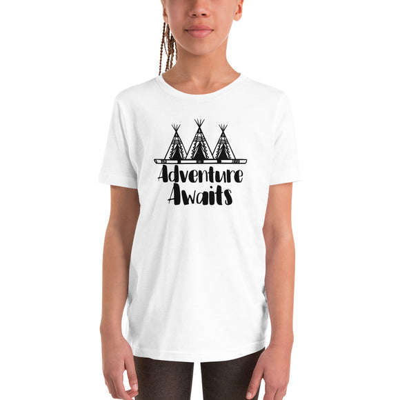 Adventure Awaits Youth Short Sleeve T-Shirt